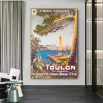 cartel vintage toulon