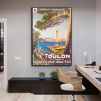cartel vintage toulon