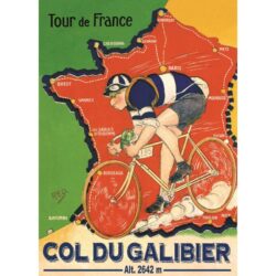 cartel vintage tour de francia