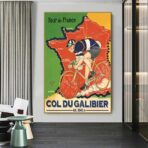 cartel vintage tour de francia