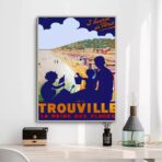 cartel vintage trouville