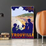 cartel vintage trouville