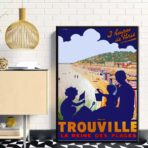 cartel vintage trouville
