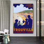 cartel vintage trouville