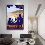 cartel vintage trouville