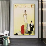 cartel de voga vintage