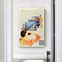 cartel volkswagen vintage