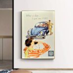 cartel volkswagen vintage