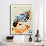 cartel volkswagen vintage