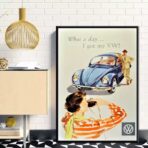 cartel volkswagen vintage