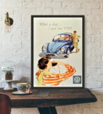 cartel volkswagen vintage