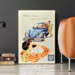 cartel volkswagen vintage