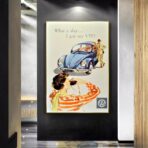 cartel volkswagen vintage