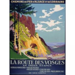 cartel vintage vosgos