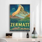 cartel vintage zermatt