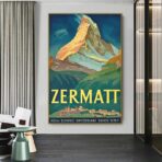 cartel vintage zermatt