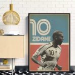 cartel vintage zidane