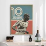 cartel vintage zidane