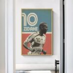 cartel vintage zidane