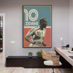 cartel vintage zidane