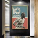 cartel vintage zidane
