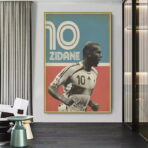cartel vintage zidane