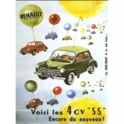 cartel de coches antiguos
