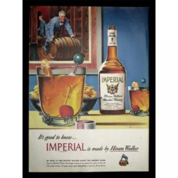 cartel de whisky vintage