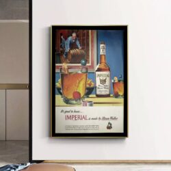 cartel de whisky vintage