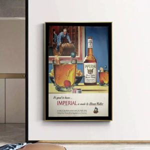 cartel de whisky vintage