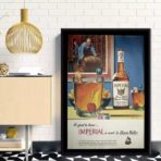 cartel de whisky vintage