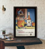 cartel de whisky vintage