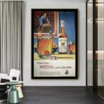 cartel de whisky vintage