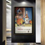 cartel de whisky vintage