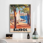 affiche vintage bandol