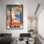 affiche vintage bandol