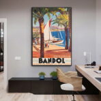 affiche vintage bandol