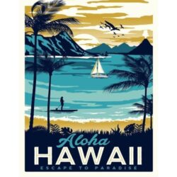 cartel vintage hawaii
