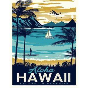 cartel vintage hawaii