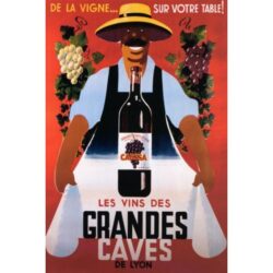cartel vintage vino