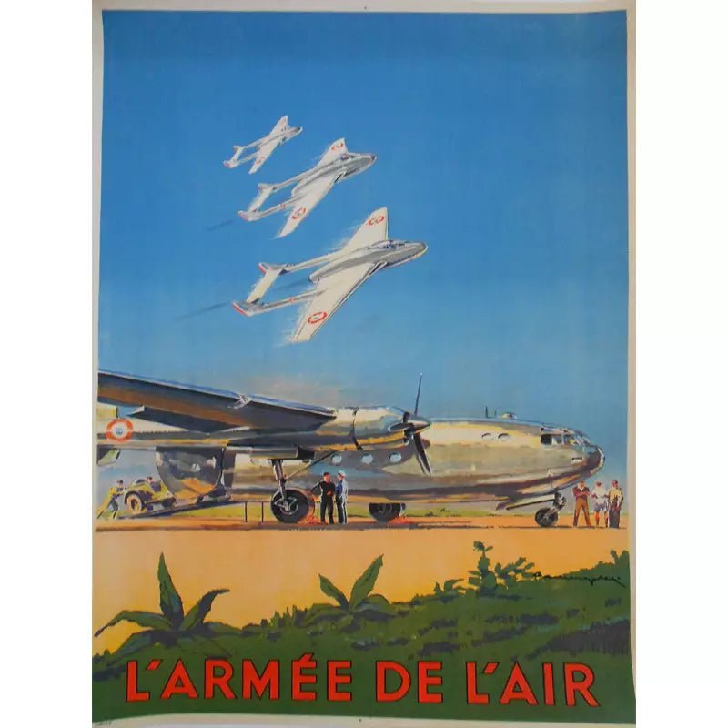 affihe-armee-vintage-dessin_1 affiche armee vintage dessin