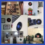 reloj disco de vinilo