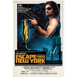 cartel de escape de nueva york