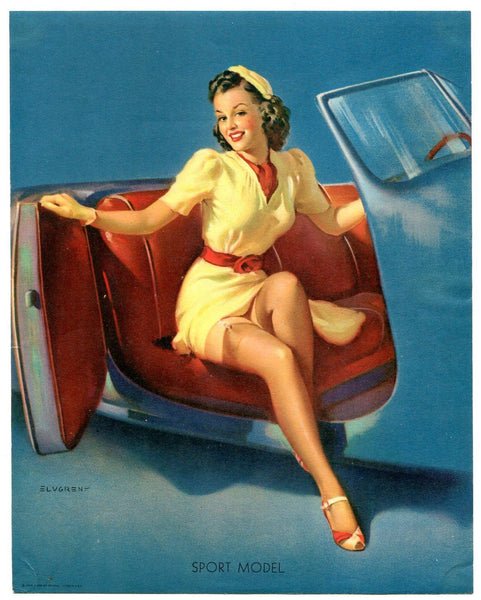 gil-elvgren gil elvgren sports model 1943