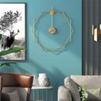 reloj de pared industrial vintage