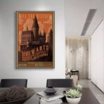 cartel vintage de harry potter 2