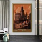 cartel vintage de harry potter 2
