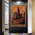cartel vintage de harry potter 2