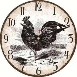 viejo reloj de gallo