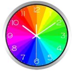 reloj arcoiris
